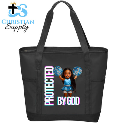 Kids Christian Cheerleader 5 Tote Bag