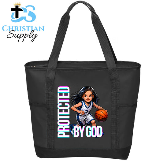 Kids Christian Basketball Player 2 Tote Bag