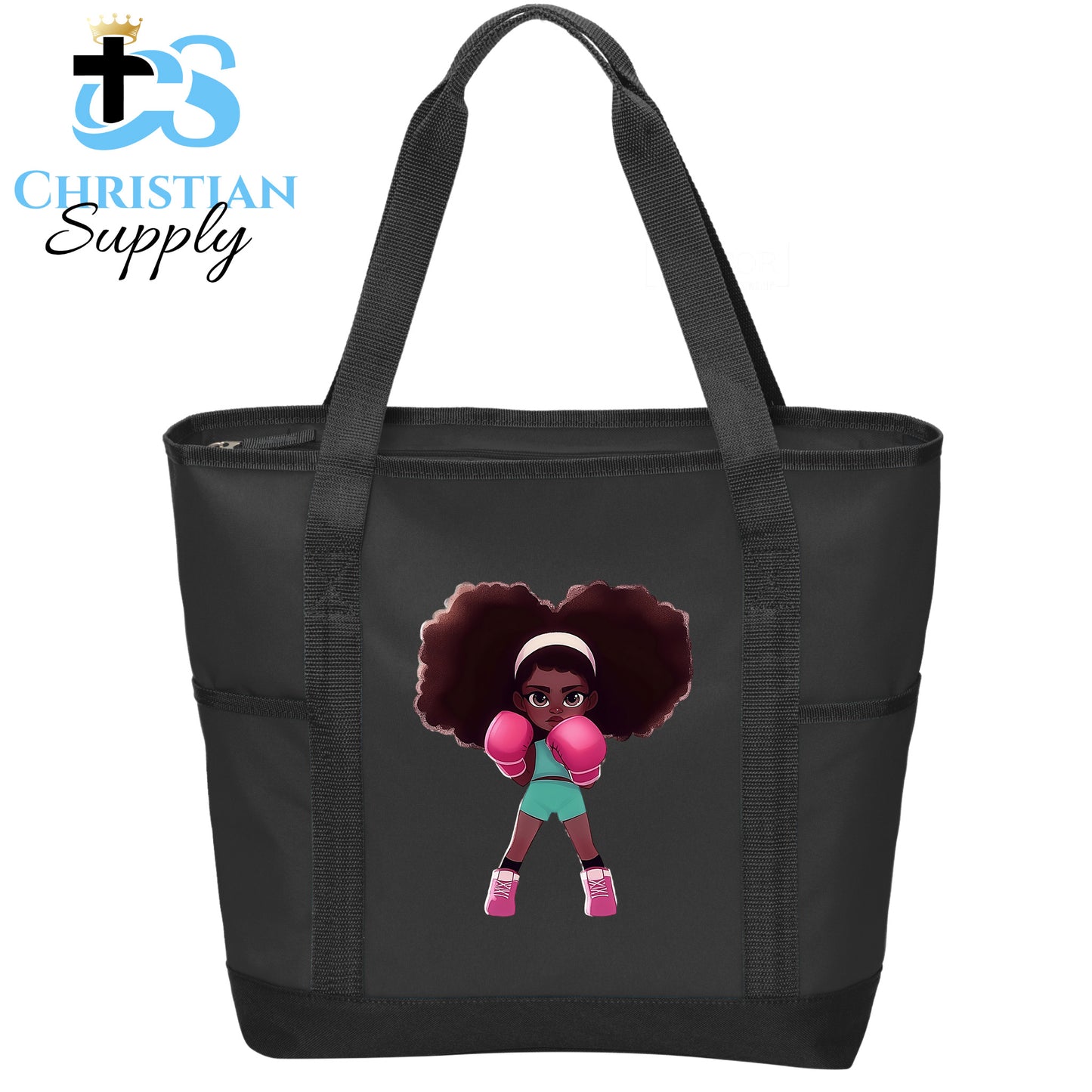 Kids Christian Boxer Tote Bag