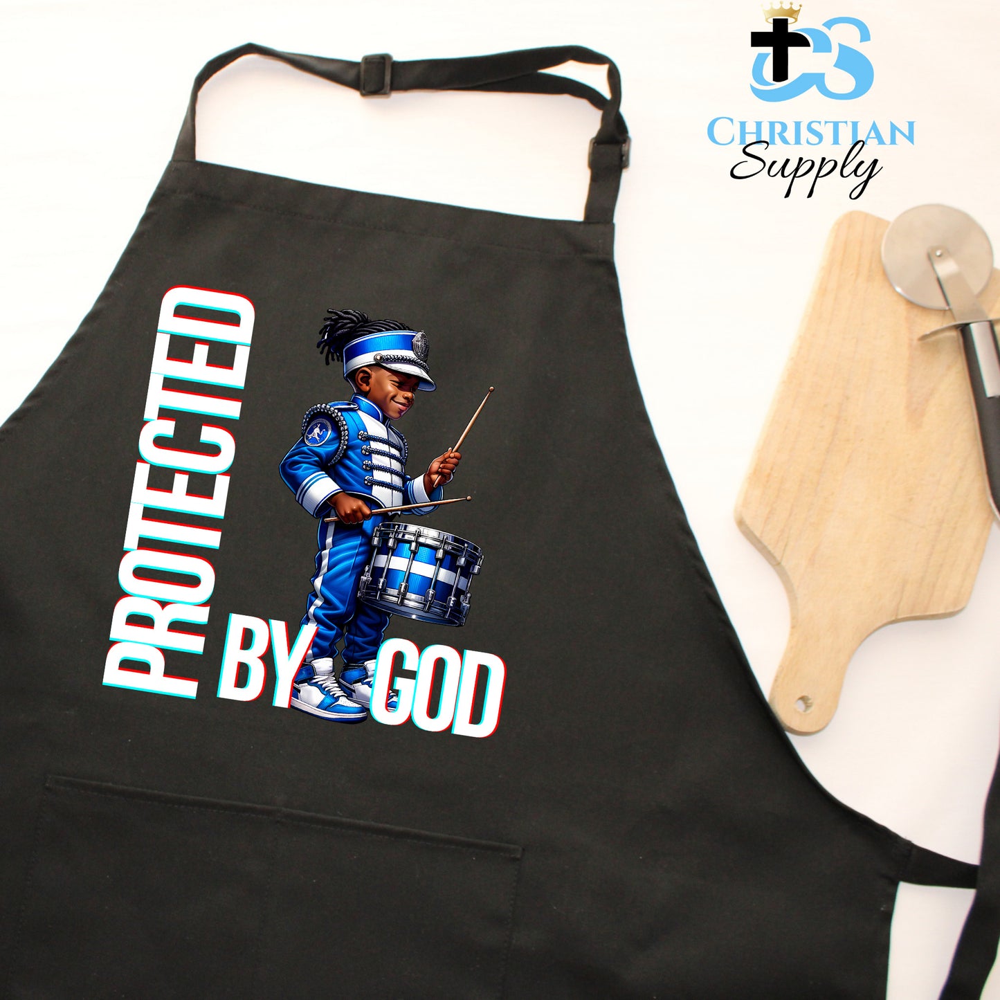 Kids Christian Marching Band Drum Apron