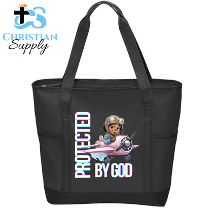 Kids Christian Girl Pilot 2 Tote Bag