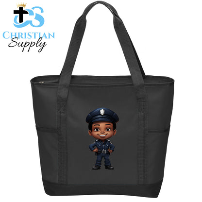 Kids Christian Police Tote Bag