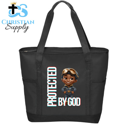 Kids Christian Boy Pilot 3 Tote Bag