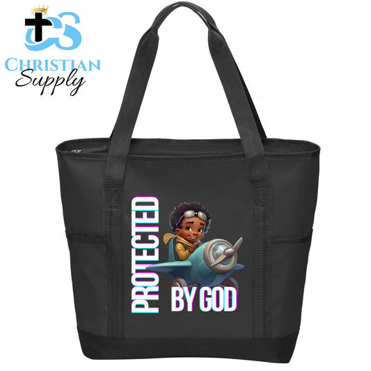 Kids Christian Boy Pilot 2 Tote Bag