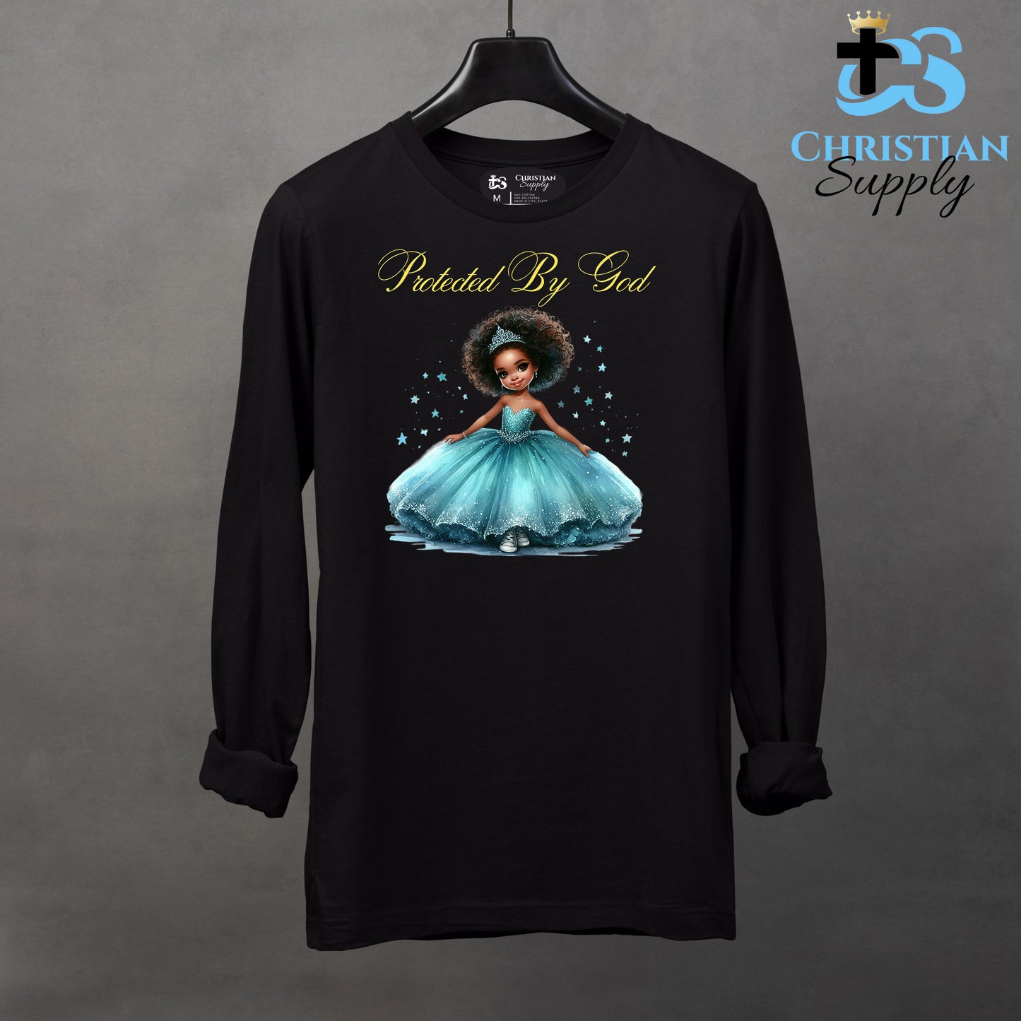 Kids Christian Princess Blue Apparel