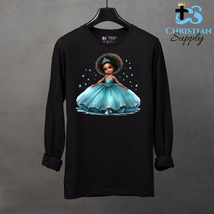 Kids Christian Princess Blue Apparel