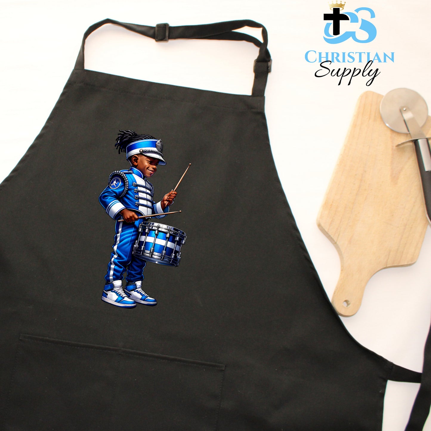 Kids Christian Marching Band Drum Apron