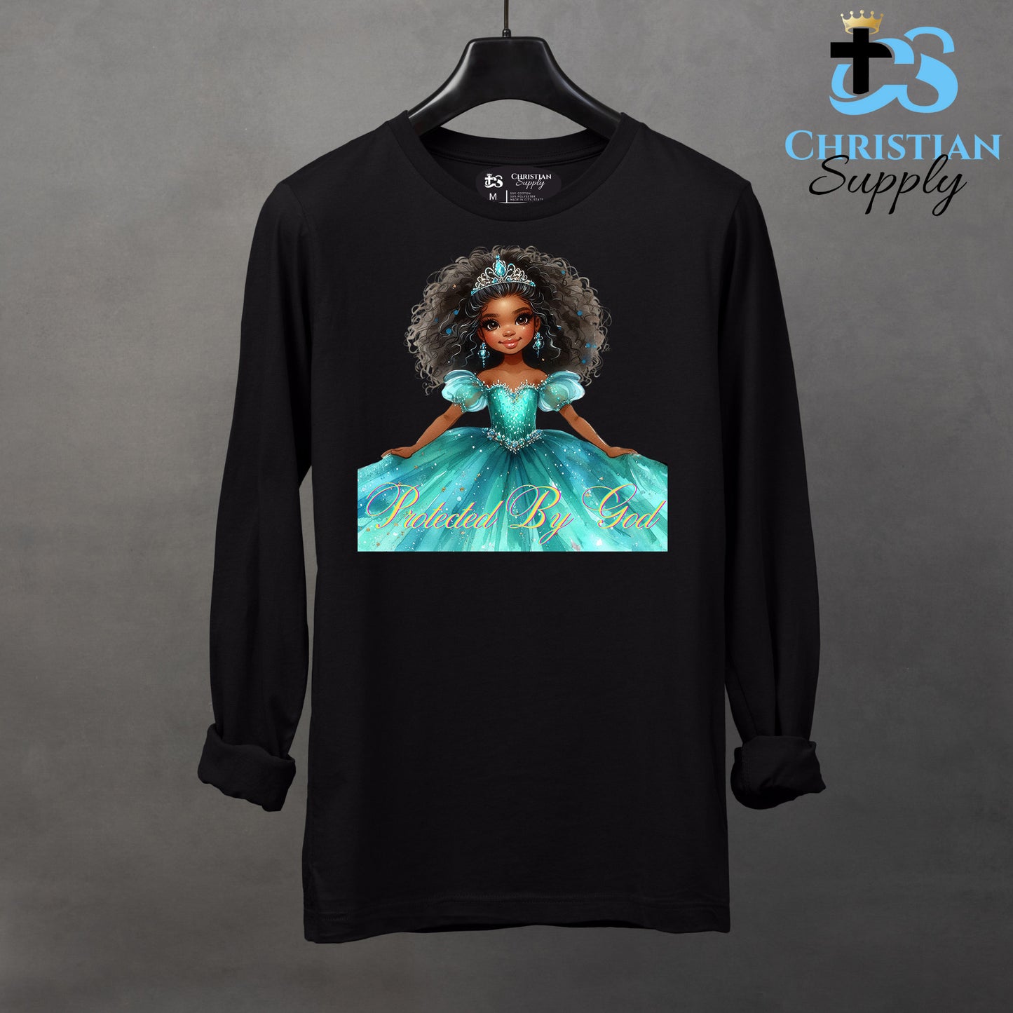 Kids Christian Princess Blue 2 Apparel