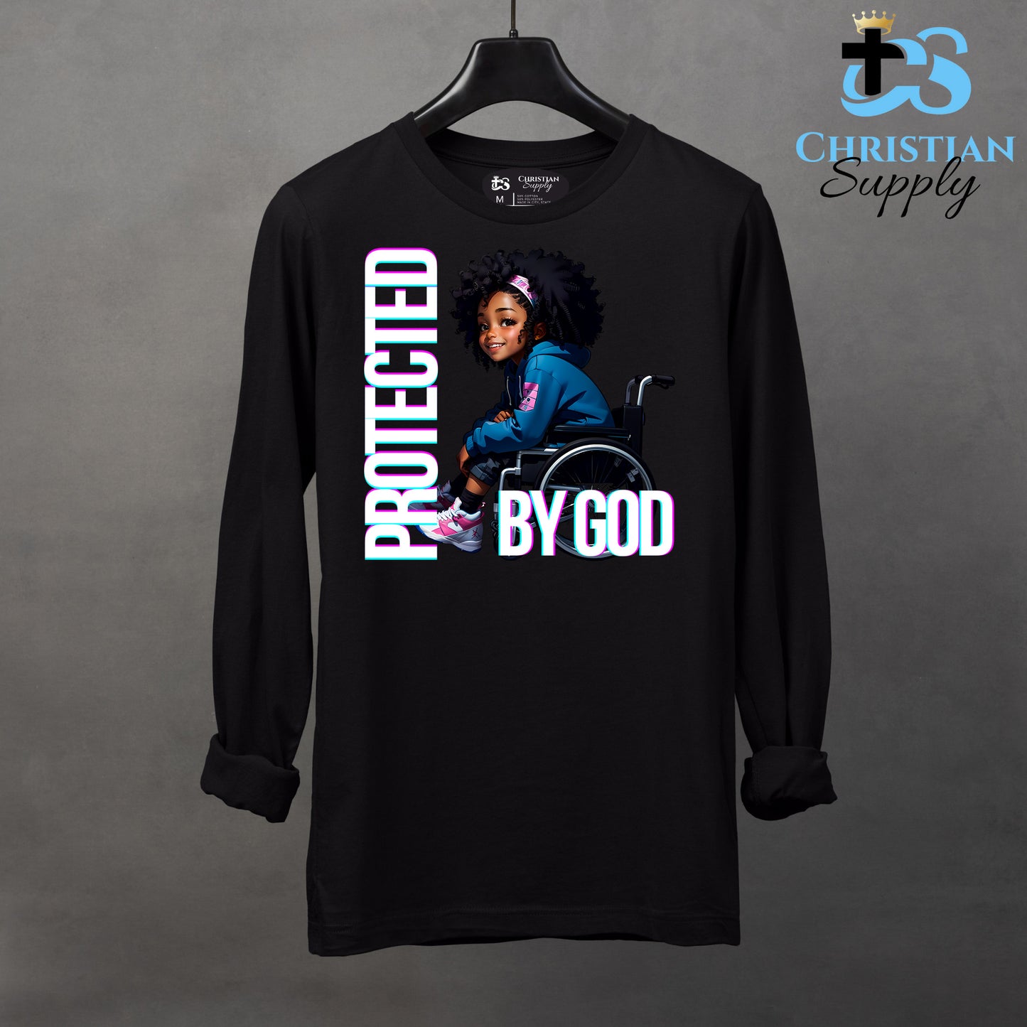 Kids Christian Girl in Wheelchair 1 Apparel