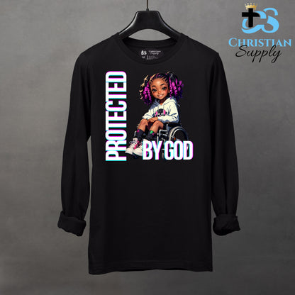 Kids Christian Girl in Wheelchair 2 Apparel