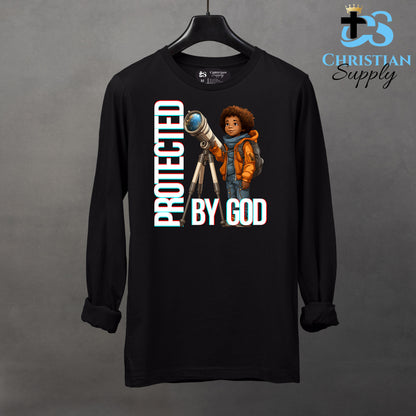 Kids Christian Boy with Telescope Science 2 Apparel