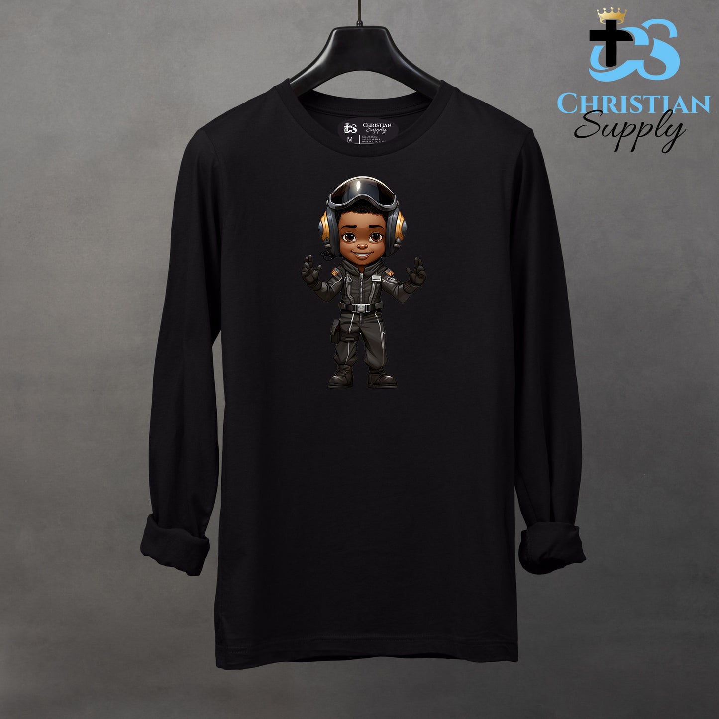 Kids Christian Boy Pilot 5 Apparel