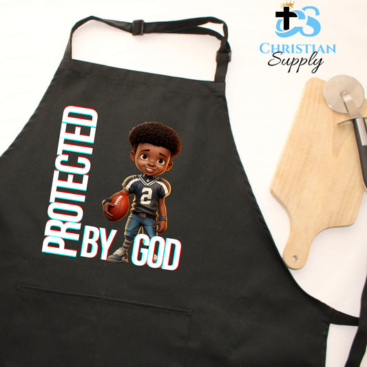 Kids Christian Football Grey Jersey 1 Apron