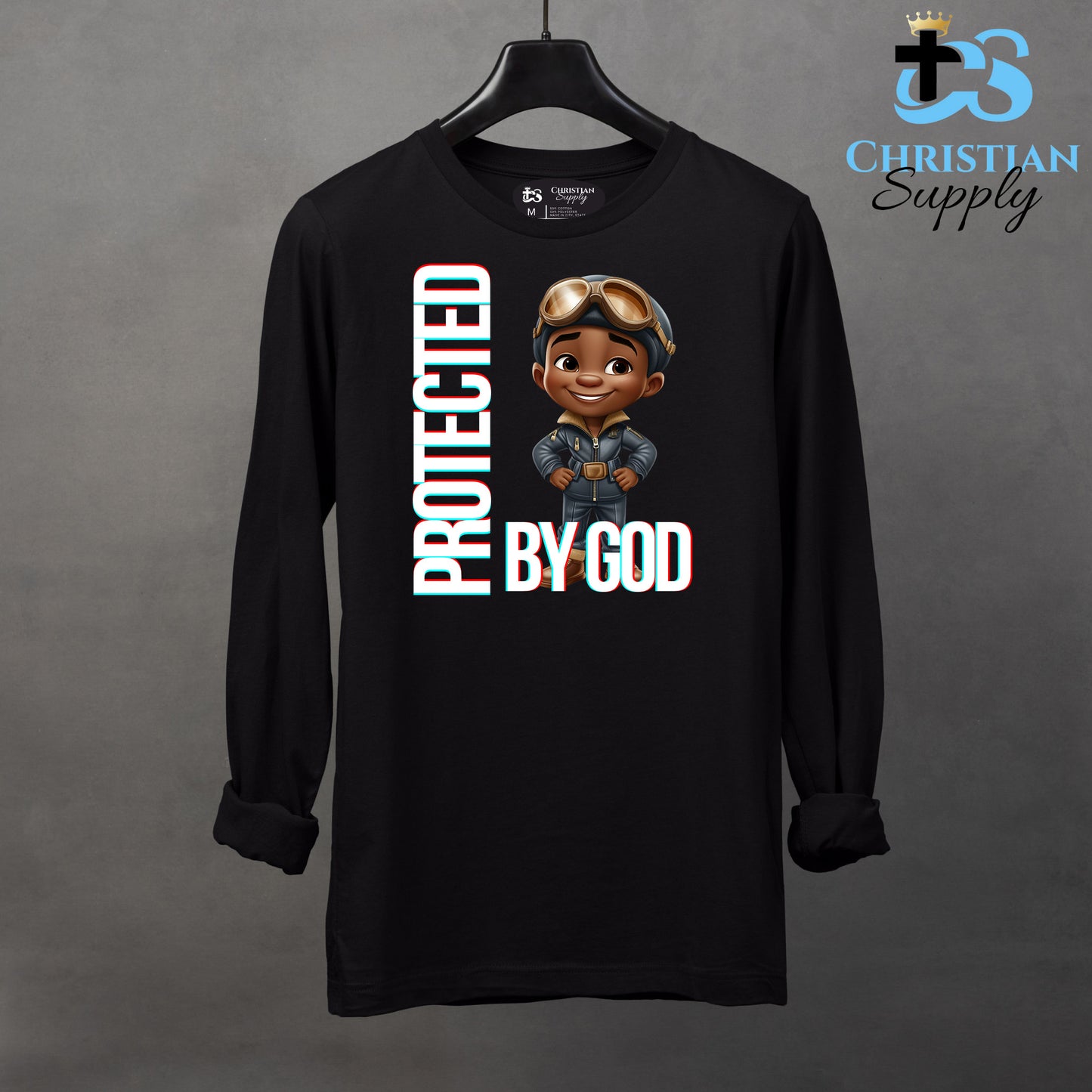 Kids Christian Boy Pilot 3 Apparel