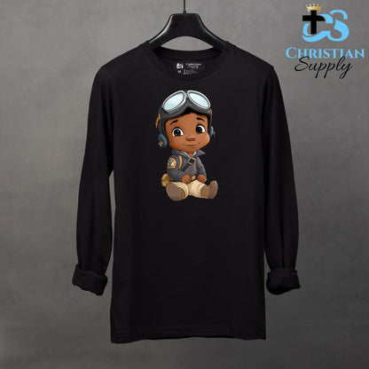 Kids Christian Boy Pilot 4 Apparel