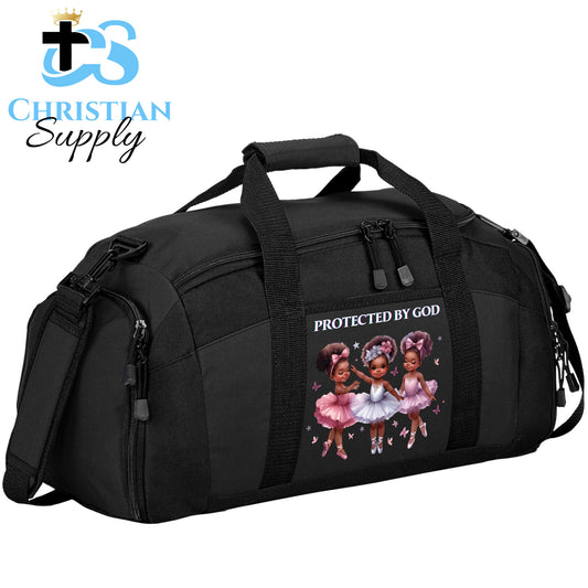 Kids Christian 3 Ballerinas Duffel Bag