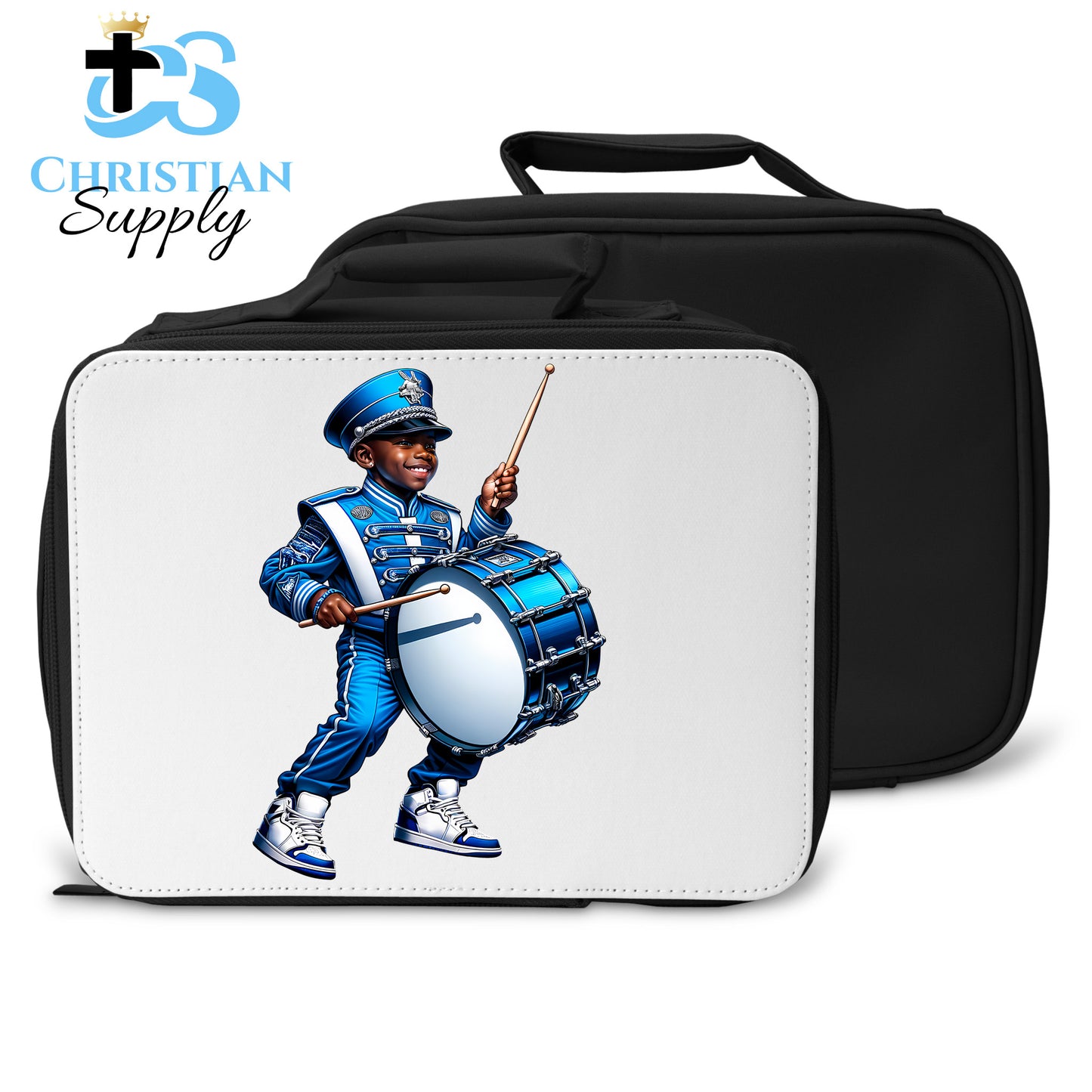 Kids Christian Marching Band Drum 2 Lunch Bag