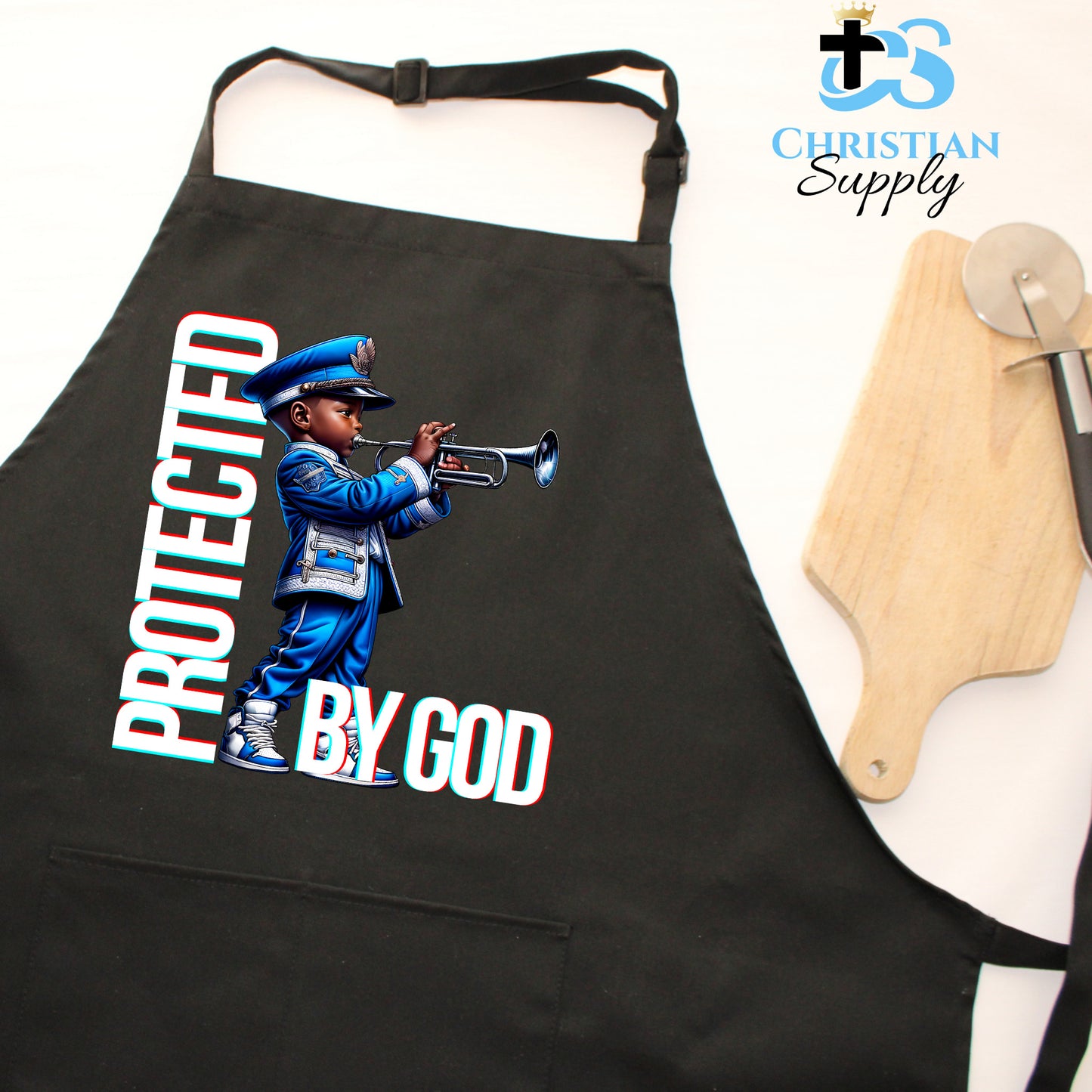 Kids Christian Marching Band Trumpet Apron