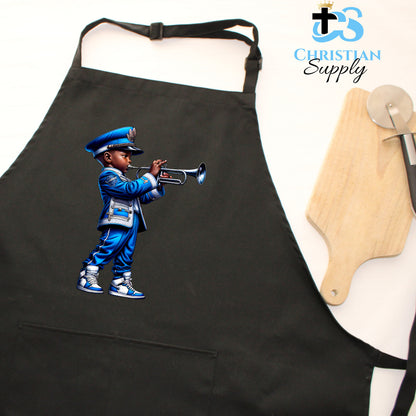 Kids Christian Marching Band Trumpet Apron