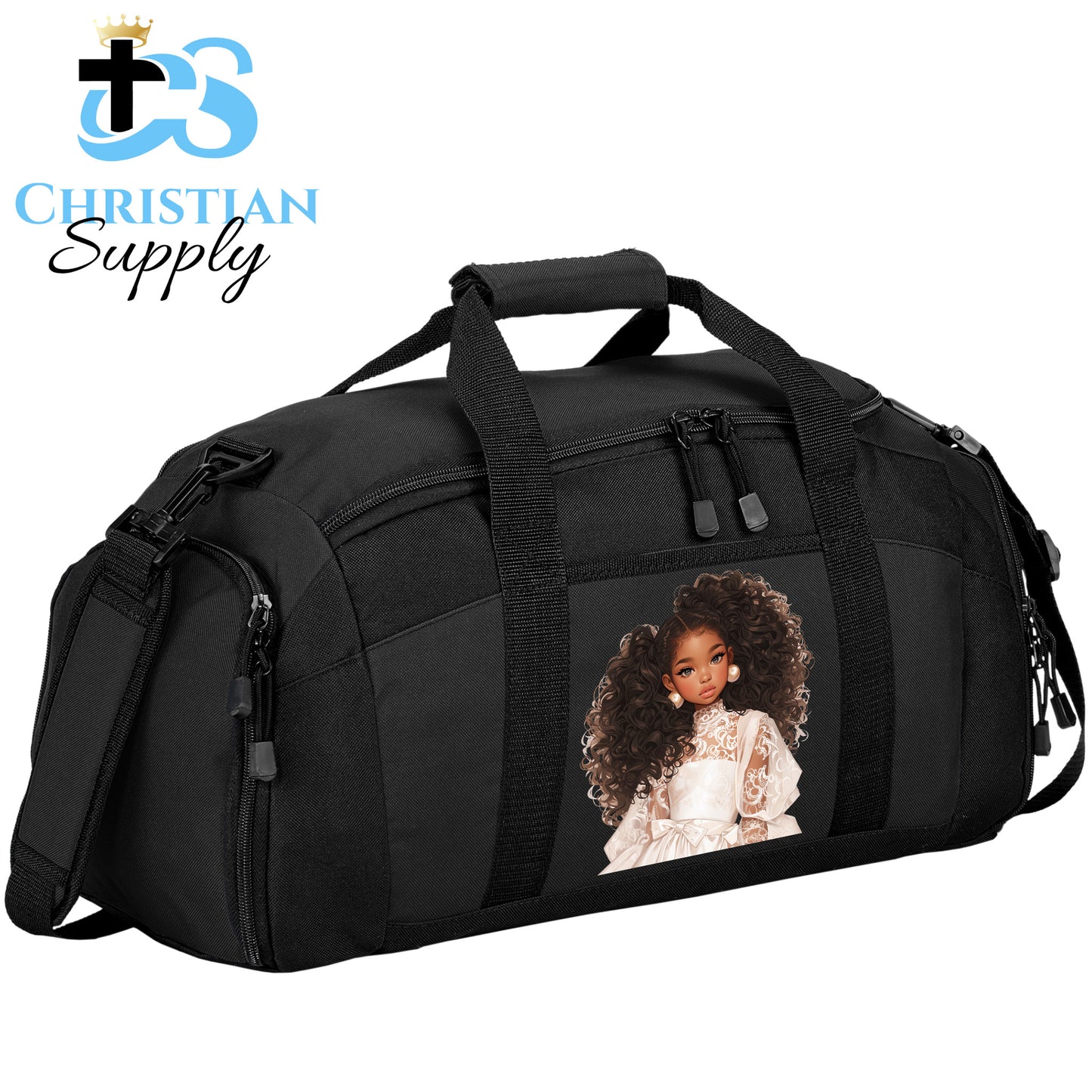 Kids Christian Pretty Girl 1 Duffel Bag