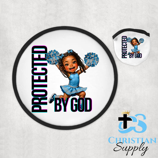 Kids Christian Cheerleader 4 Foldable Fan