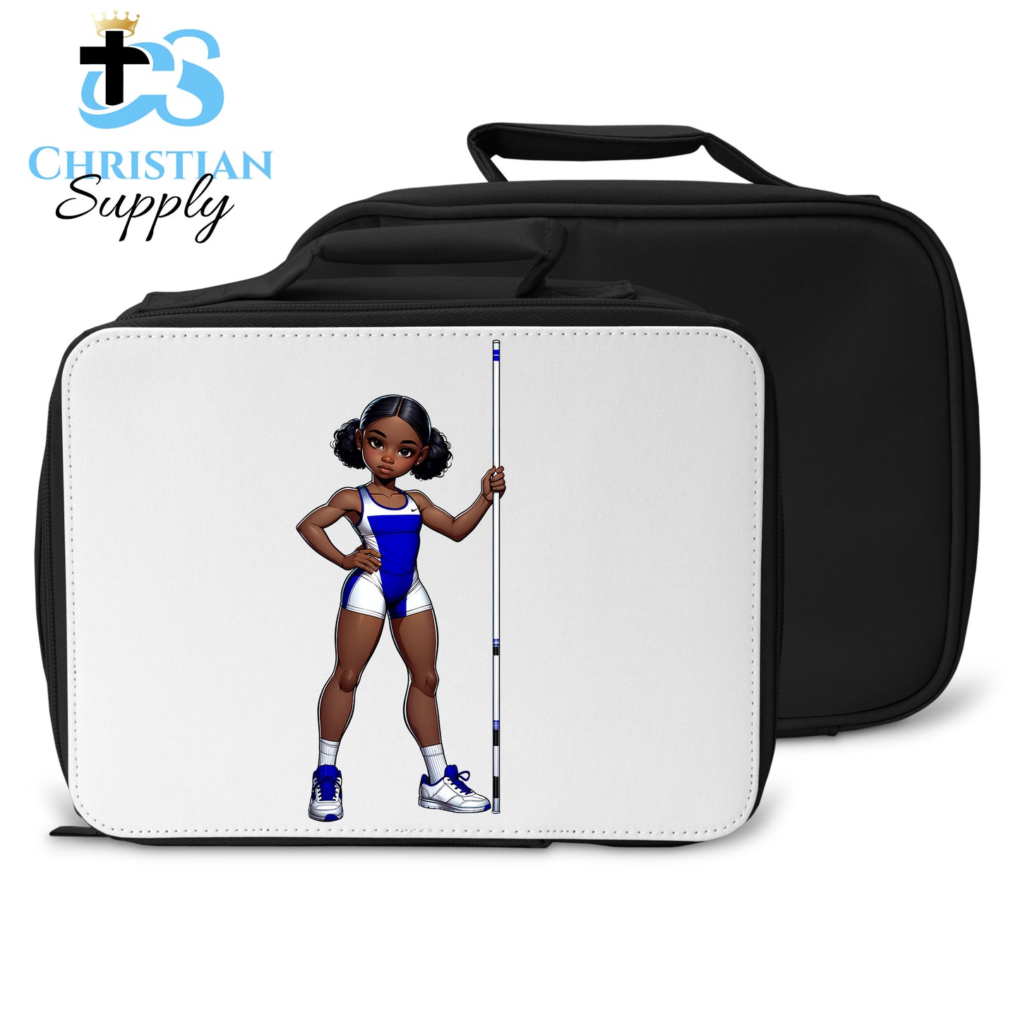 Kids Christian Track and Field Thrower Lunch Bag