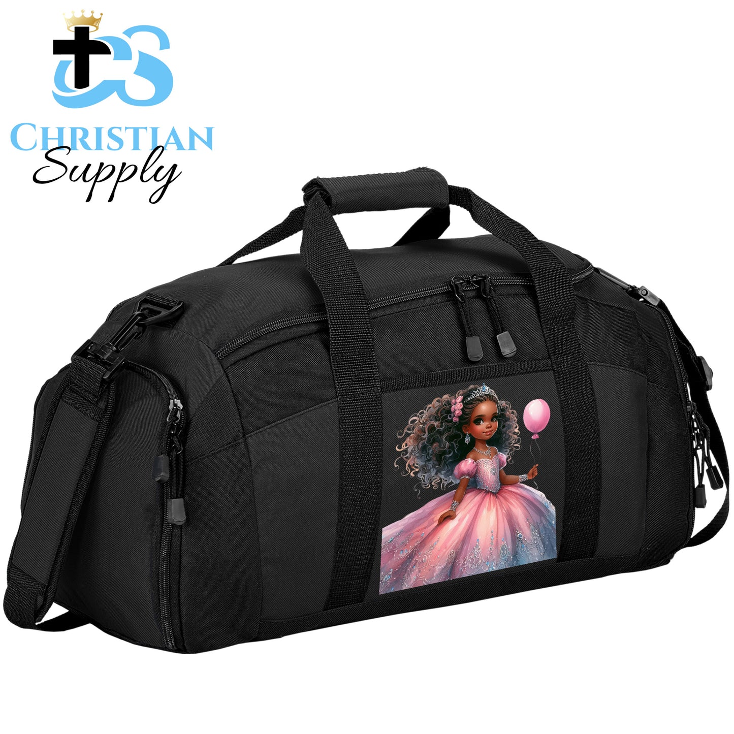 Kids Christian Princess Pink Duffel Bag