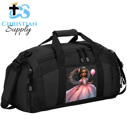 Kids Christian Princess Pink Duffel Bag