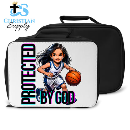 Kids Christian Basketball Player 2 Lunch Bag