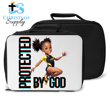 Kids Gymnastics Christian Yellow Outfit Lunch Bag