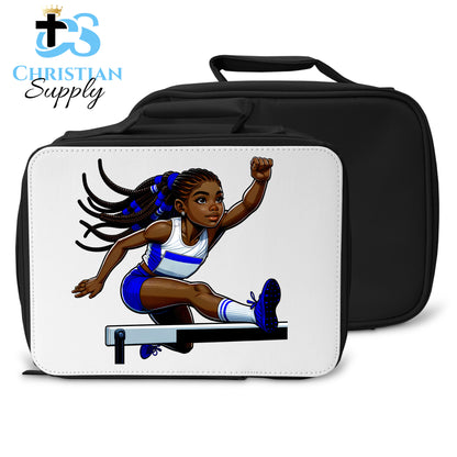 Kids Christian Track and Field Jumper Lunch Bag