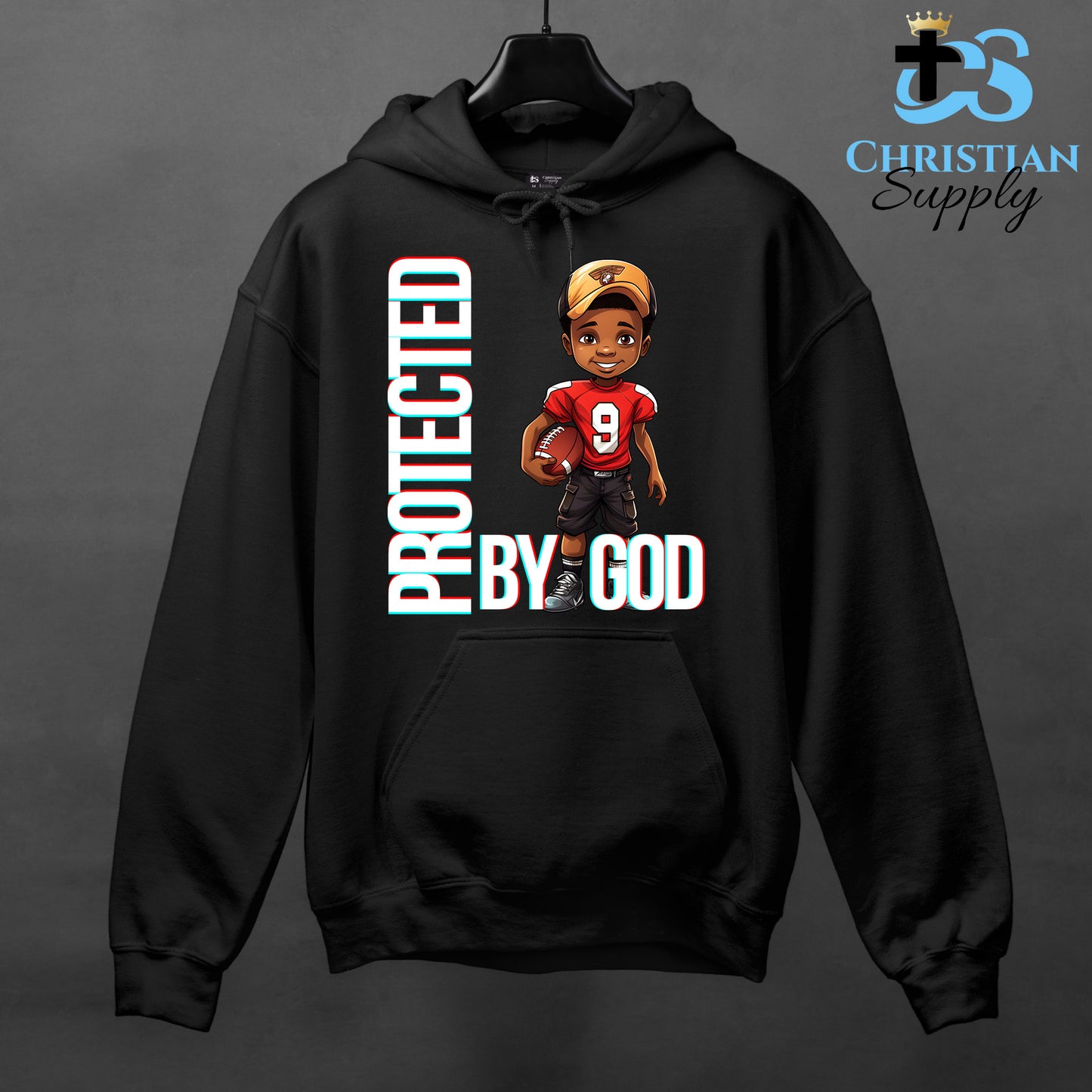 Kids Christian Football Red Jersey 2 Apparel