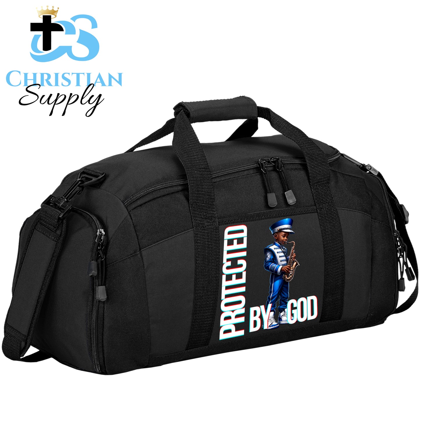 Kids Christian Marching Band Saxophone Duffel Bag