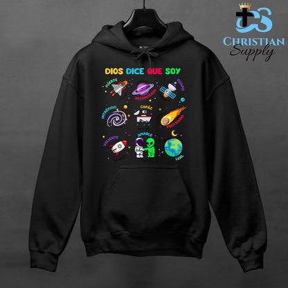 Kids Dios Dice Que Soy Space Spanish Apparel