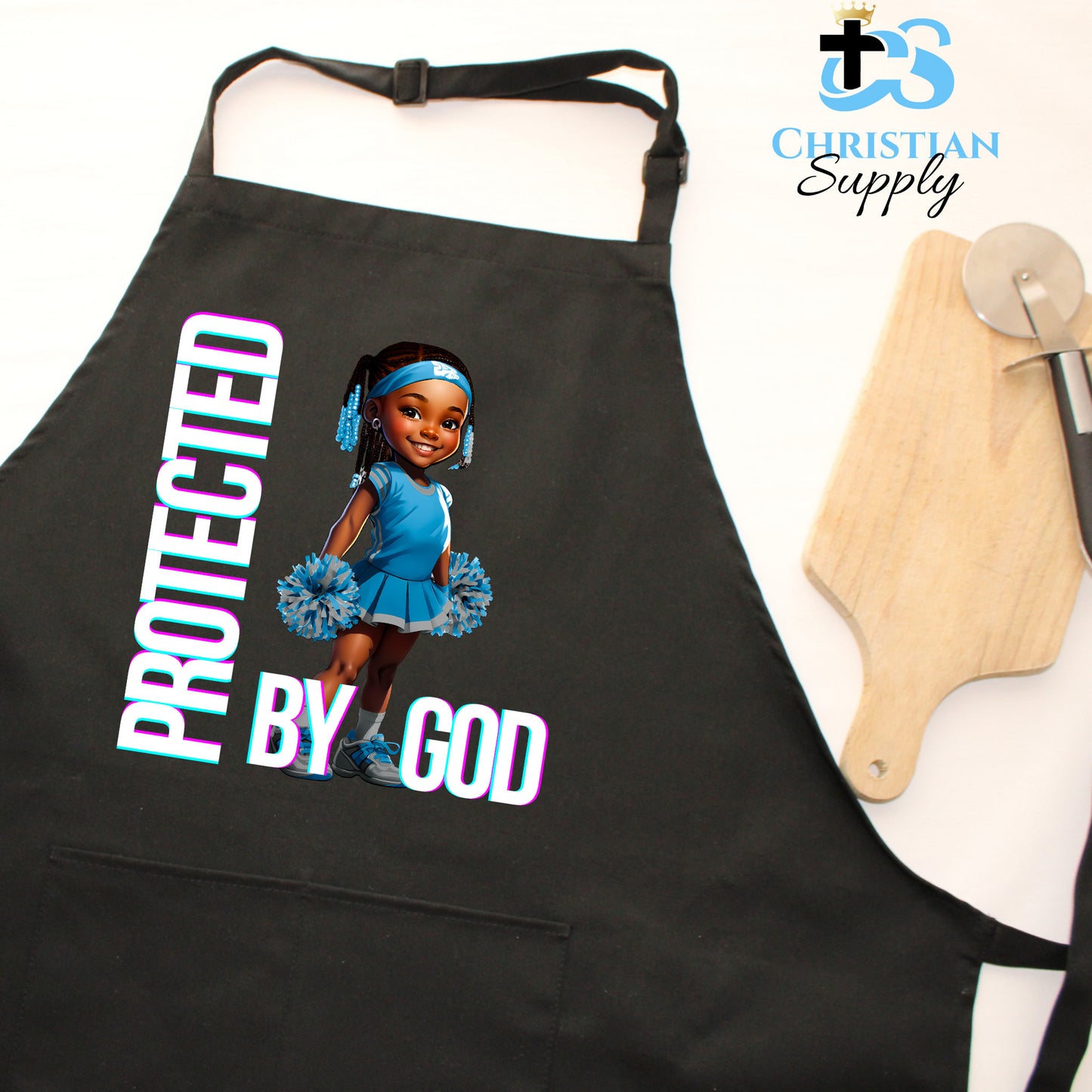 Kids Christian Cheerleader 1 Apron