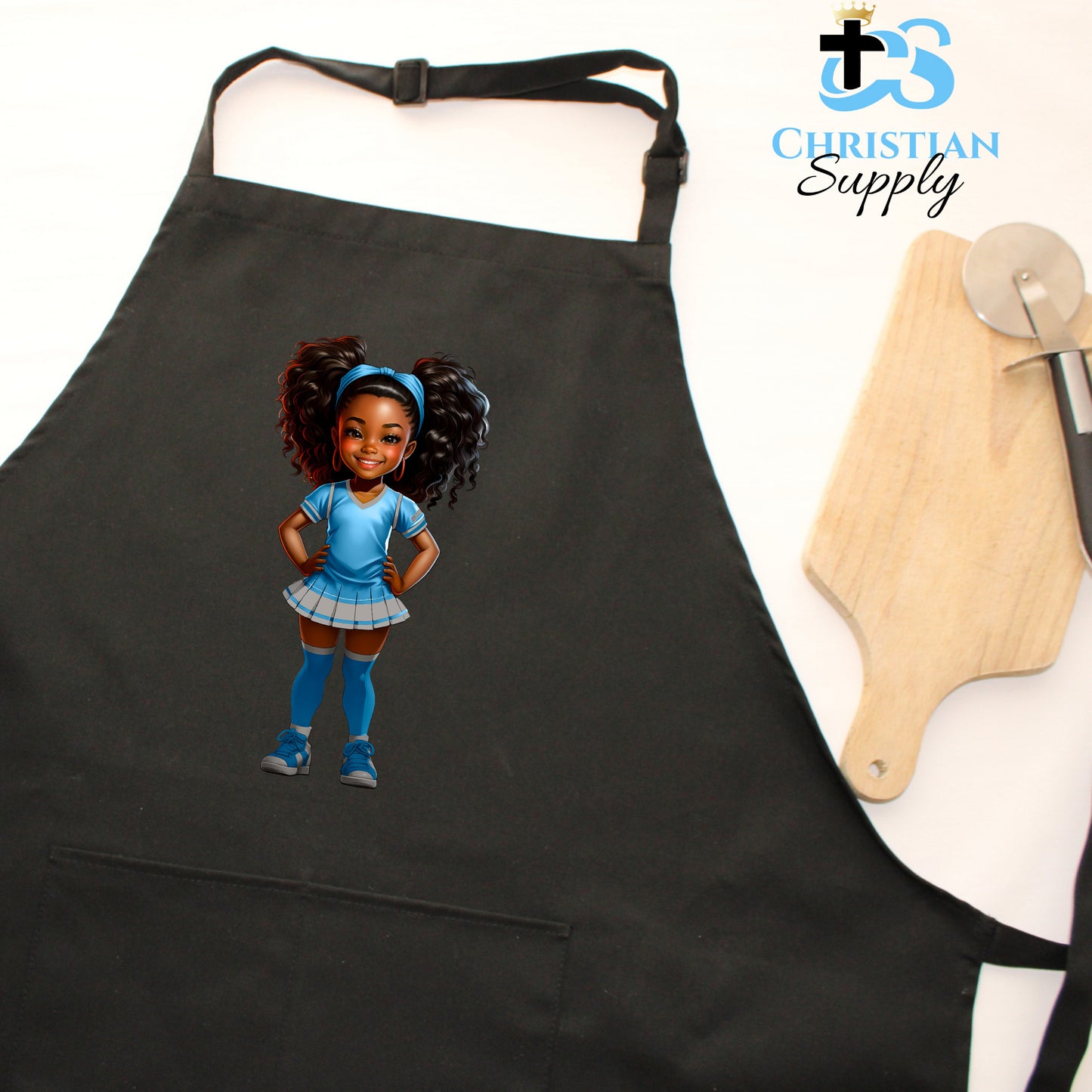 Kids Christian Cheerleader 2 Apron