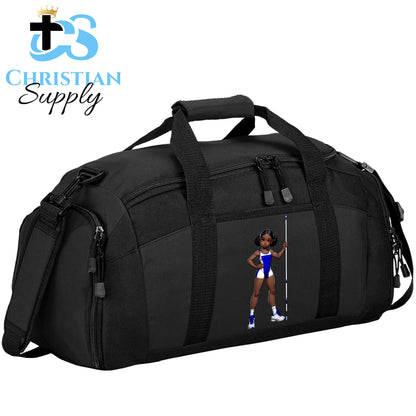 Kids Christian Track and Field Thrower Duffel Bag