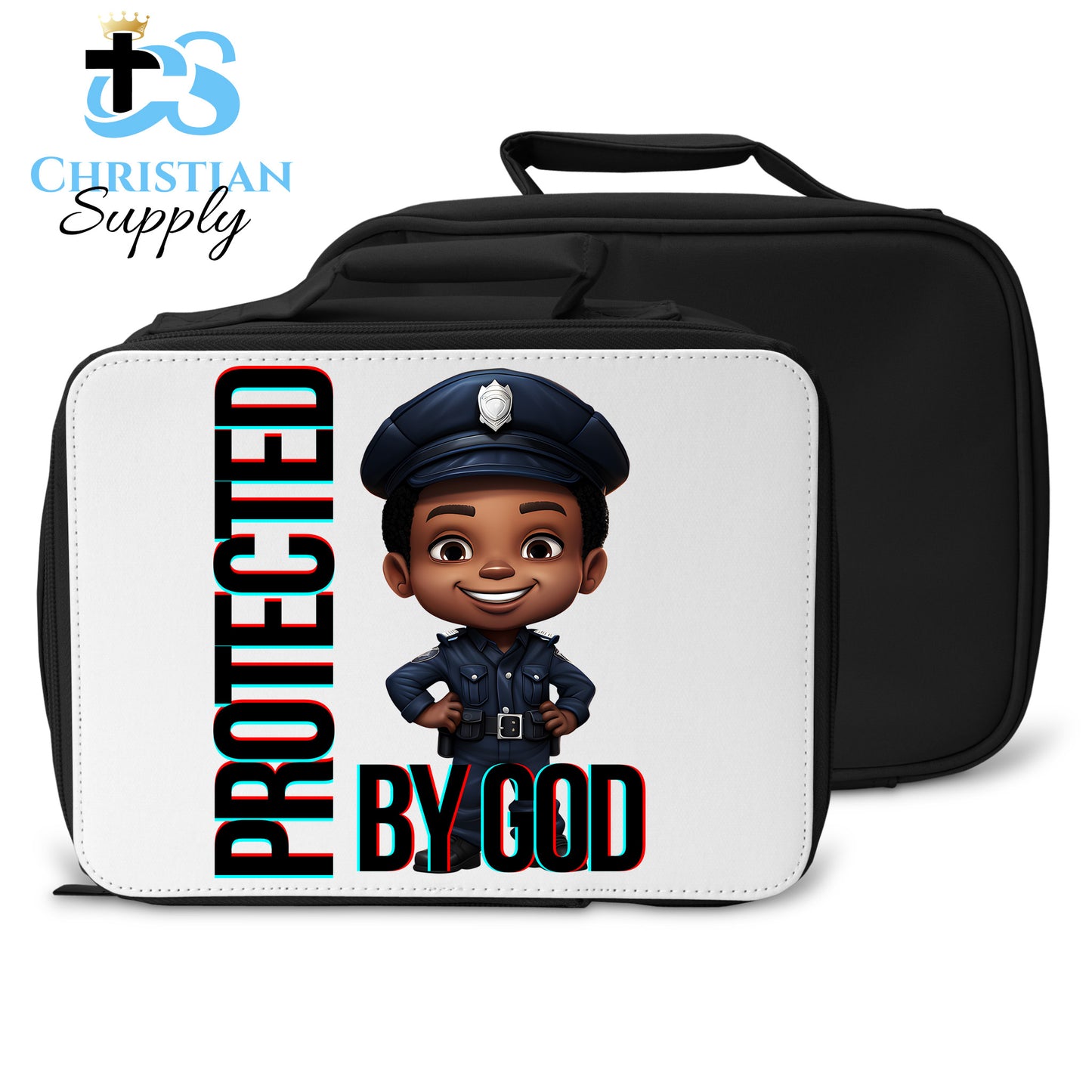 Kids Christian Police Lunch Bag