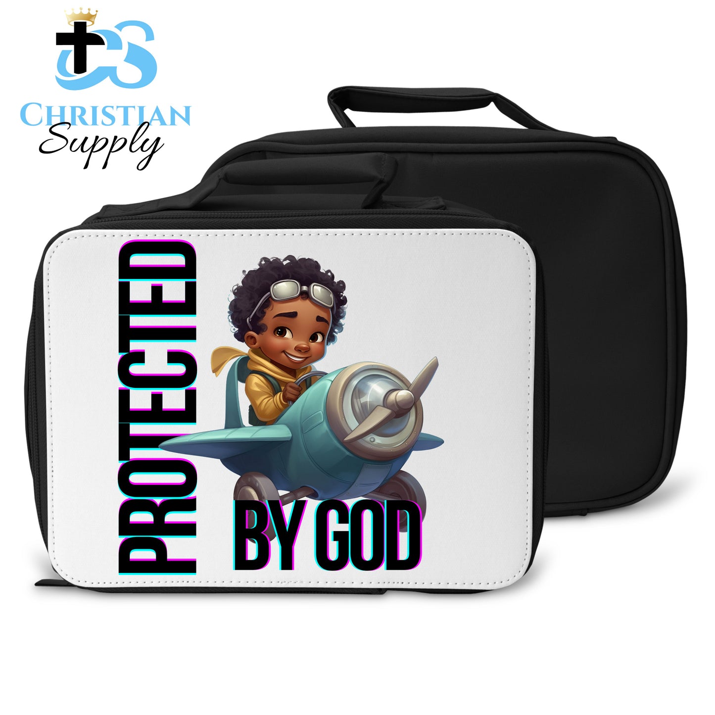 Kids Christian Boy Pilot 2 Lunch Bag