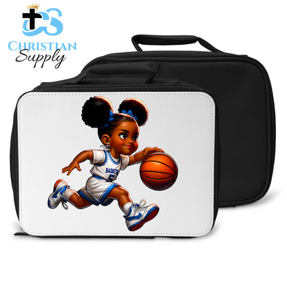 Kids Christian Basketball Player Lunch Bag