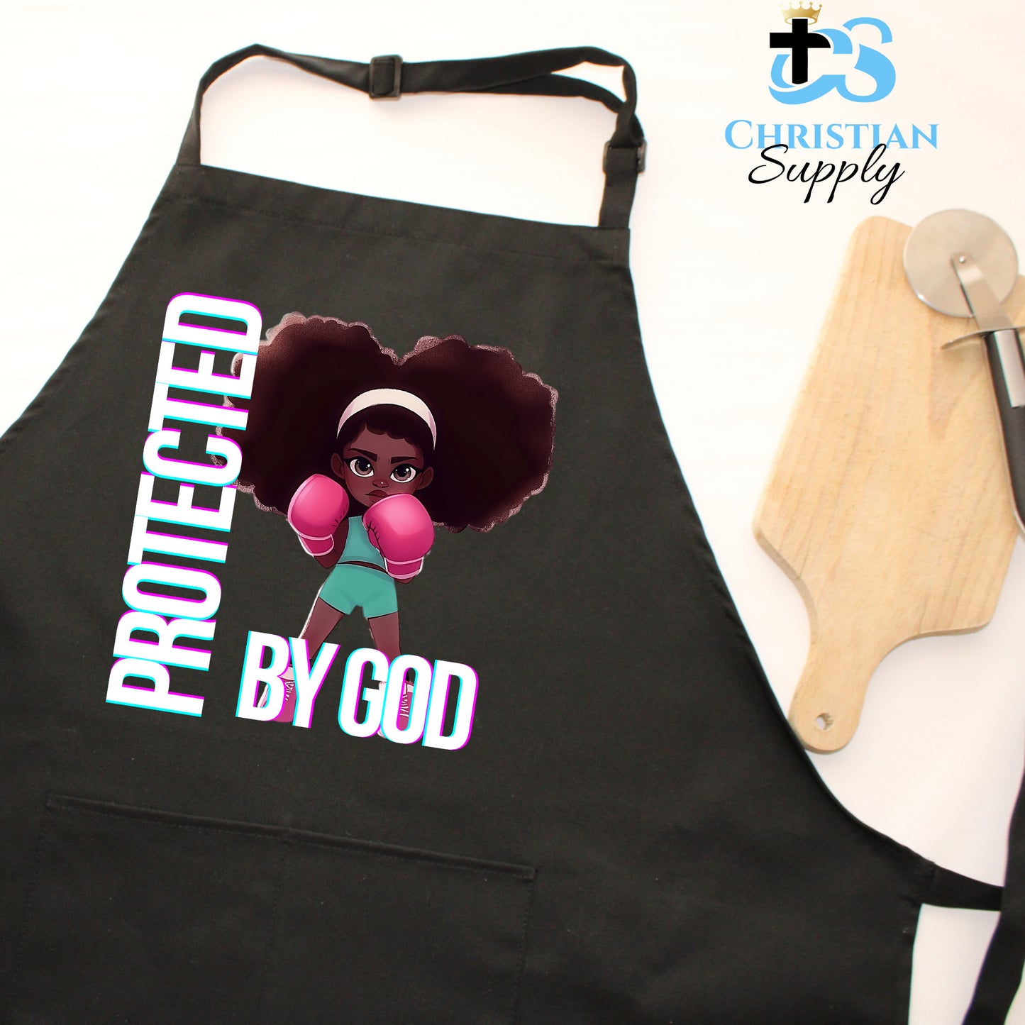 Kids Christian Boxer Apron