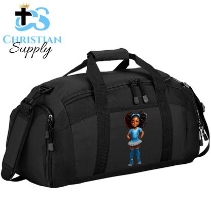 Kids Christian Cheerleader 2 Duffel Bag