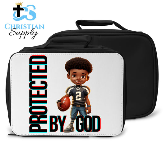 Kids Christian Football Grey Jersey 1 Lunch Bag