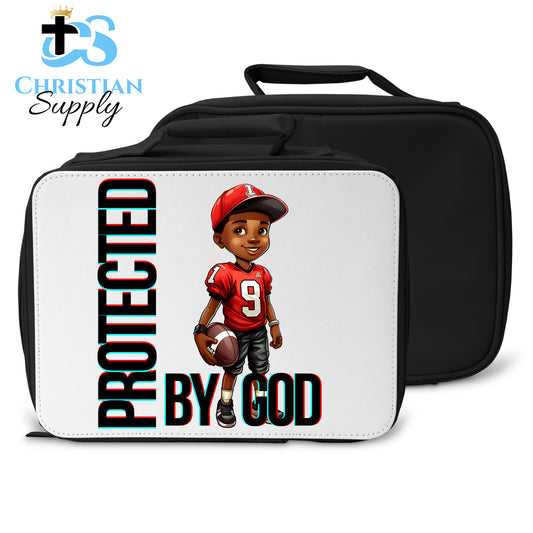 Kids Christian Football Red Jersey 3 Lunch Bag