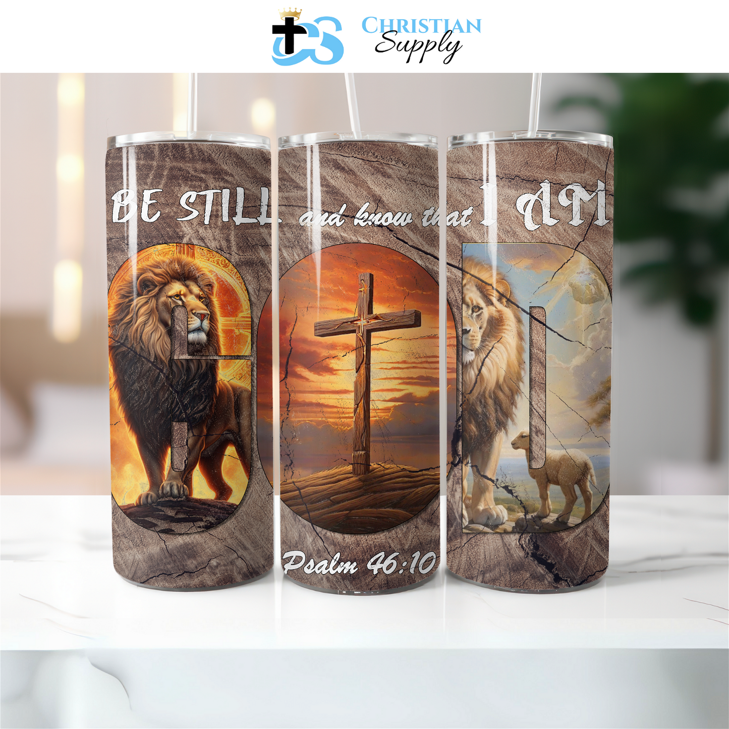 Be Still 3 Tumbler - Christian Supply