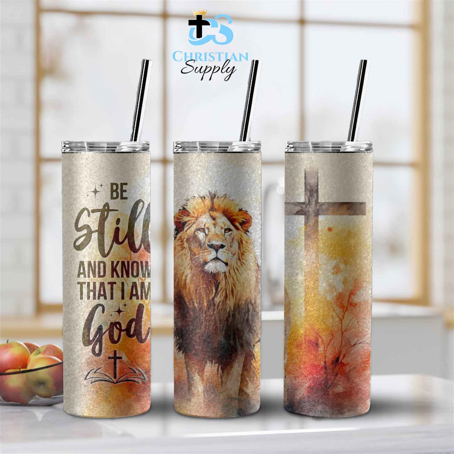 Be Still Lion Tumbler - Christian Supply