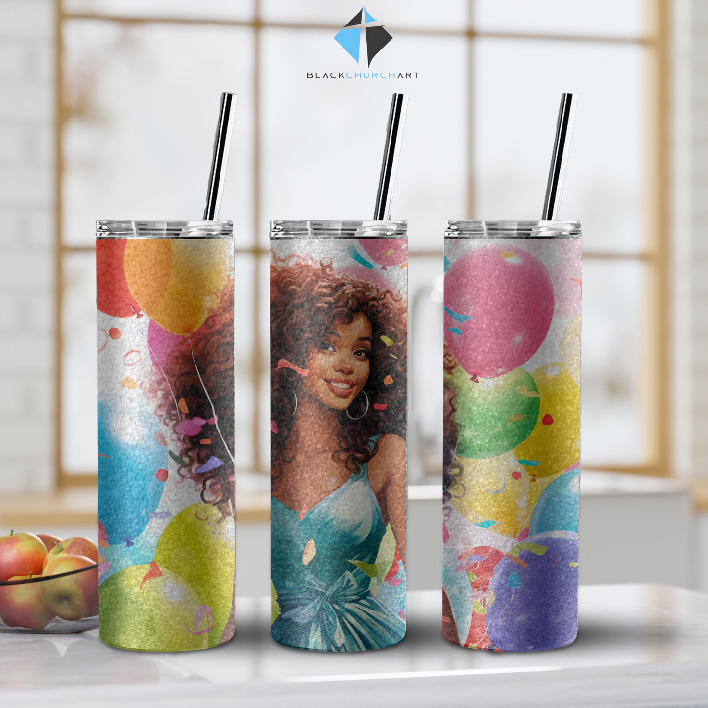 Birthday Party Lady Tumbler - Christian Supply