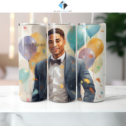 Birthday Party Man Tumbler - Christian Supply