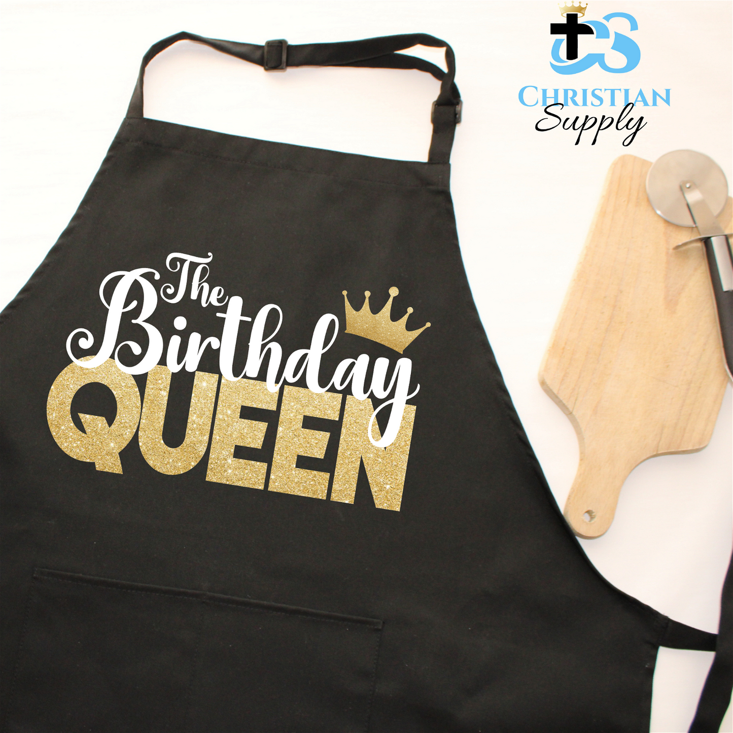 Birthday Queen Apron - Christian Supply