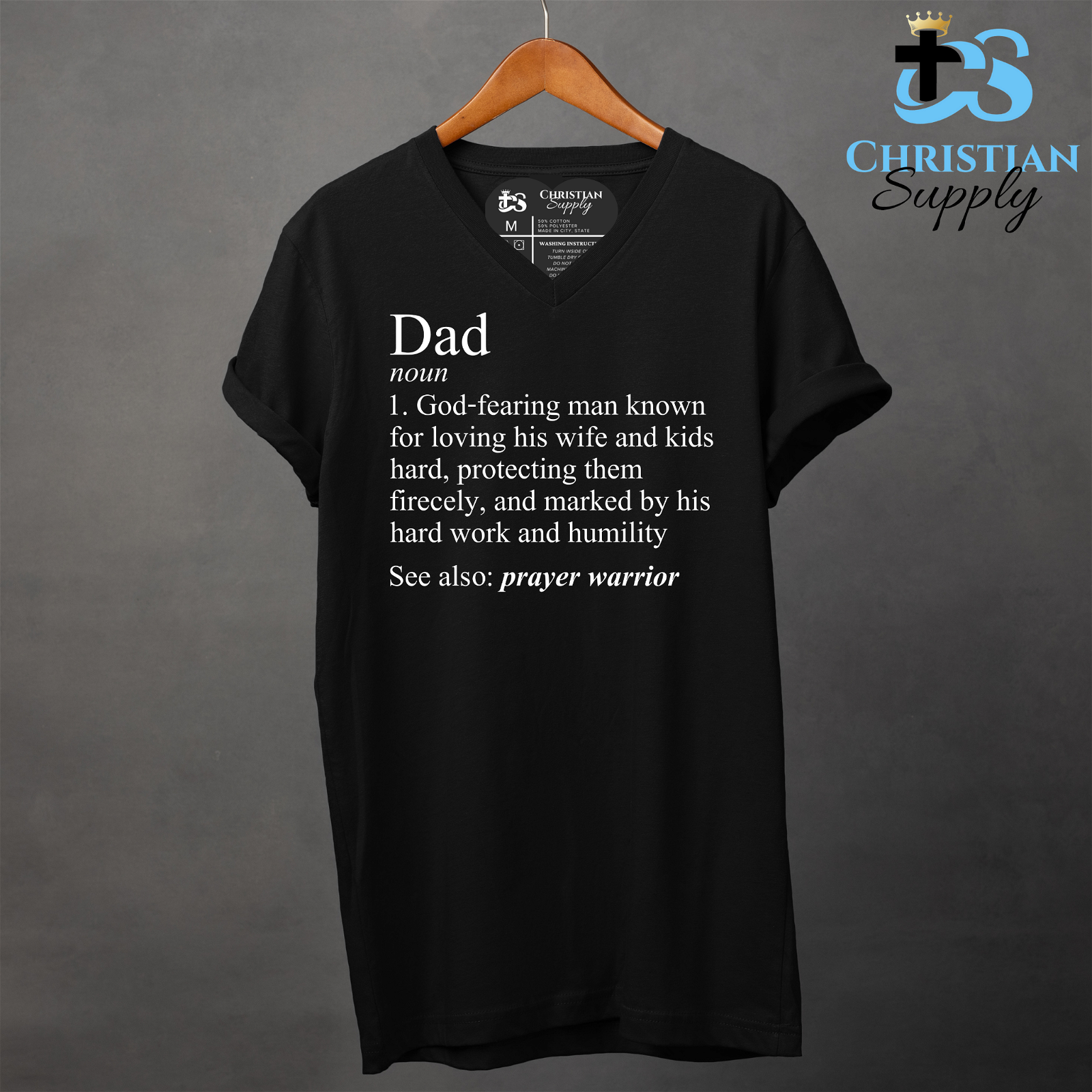 Christian Dad Definition Apparel - Christian Supply